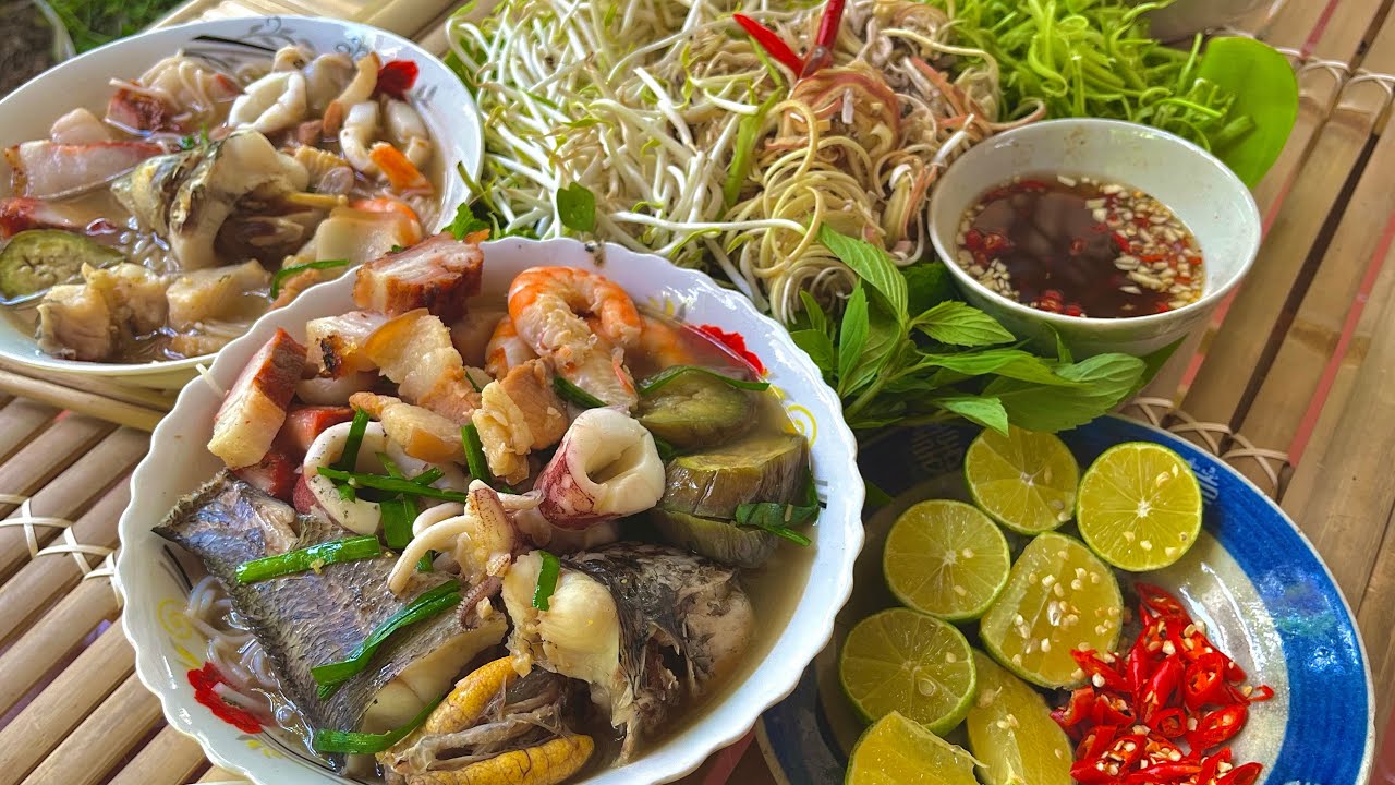 Bún Mắm Miền Tây thơm ngon, đậm đà, hấp dẫn|| MLQ#43