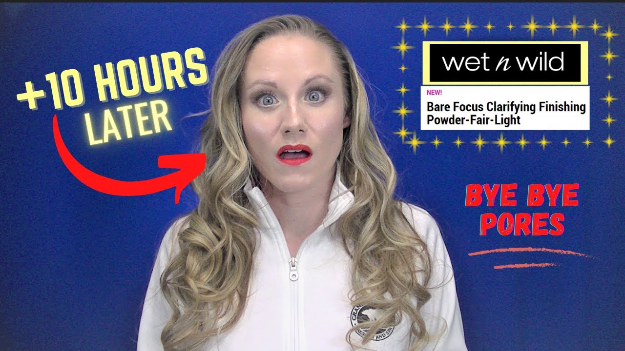 Where are my PORES?! NEW Wet n Wild Bare Focus Clarifying Finishing Powder / Alternative for CD's?!