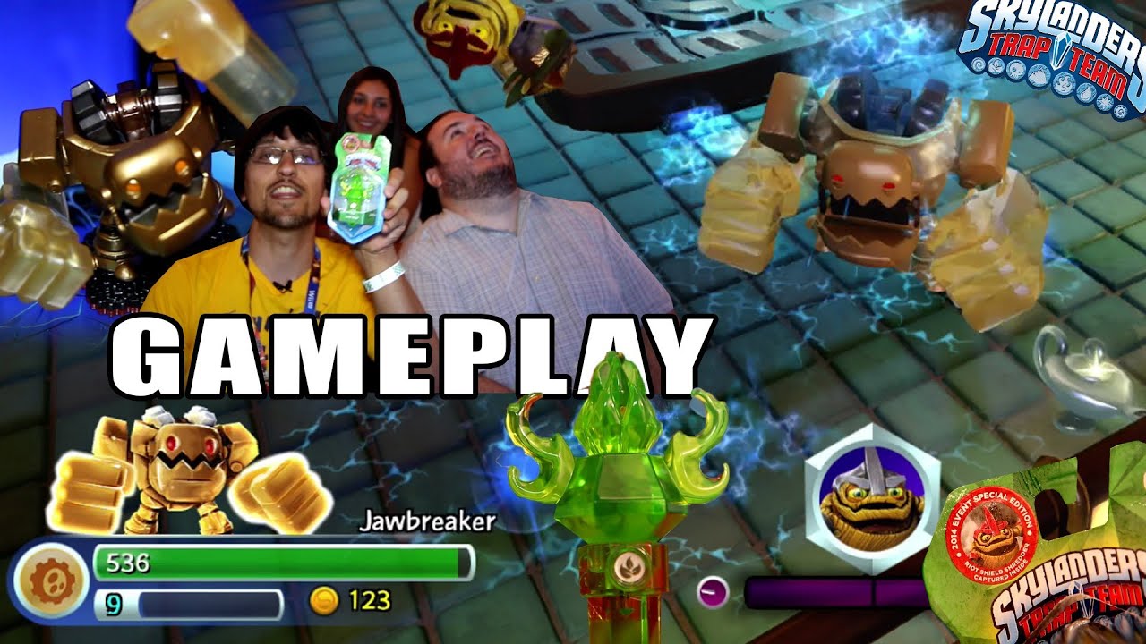 Lets Play Skylanders Trap Team: Jawbreaker Gameplay + Life Torch Trap Unboxing Riot Shield Shredder