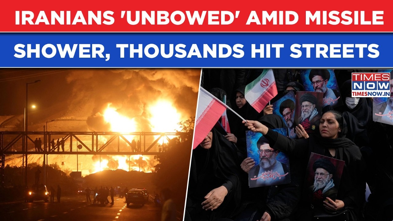 Iran 'Unbowed' By Israel's Missile Showers, Thousands Hit Streets To Support Mojtaba Khamenei