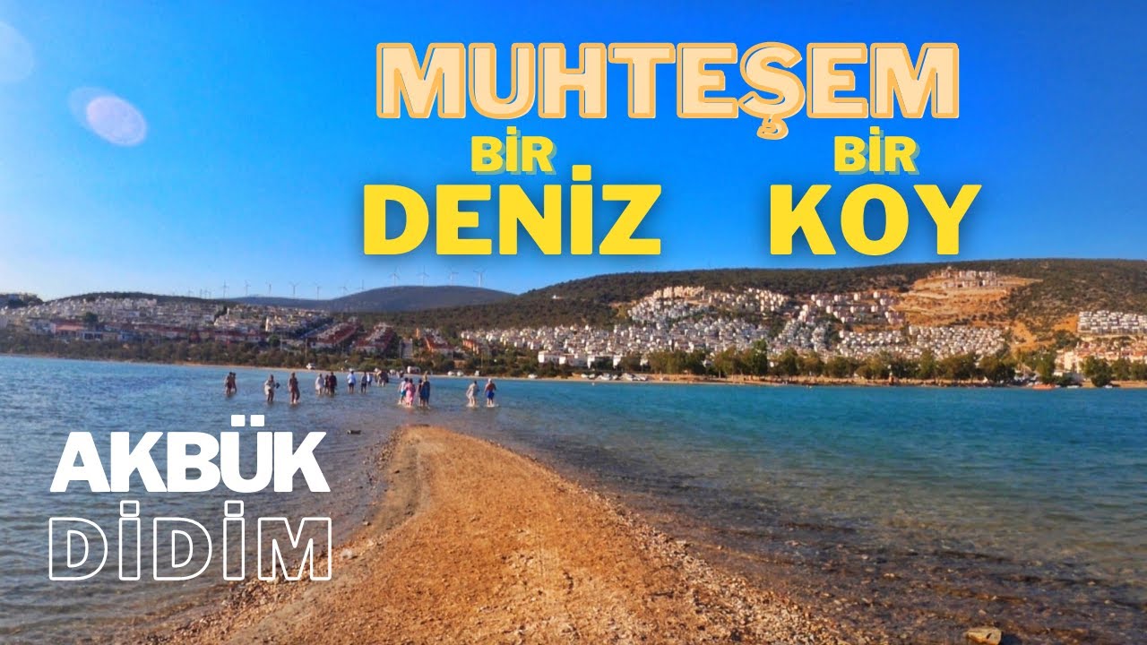 TÜRKİYE'NİN EN GÜZEL DENİZİ, BURADA YÜZÜLÜR | AKBÜK, DİDİM | VLOG