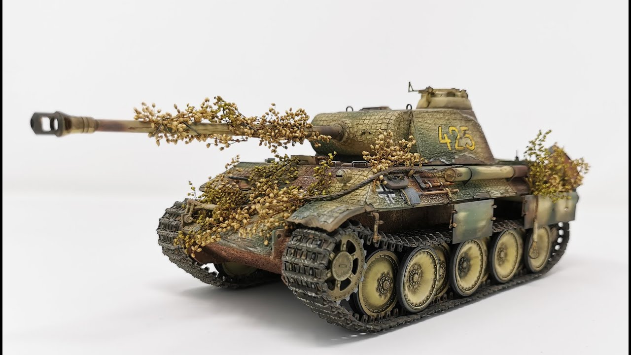 PANTHER sd kfz 171 ausf A mit Zimmerit scale 1:35 von DAS WERK und AK-INTERACTIVE