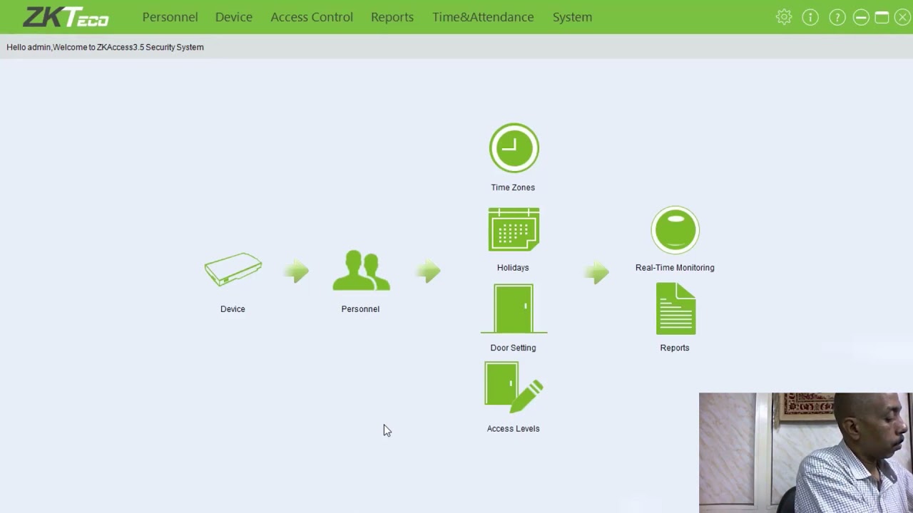 How To Install ZKAccess 3.5 Security System Training  Part1