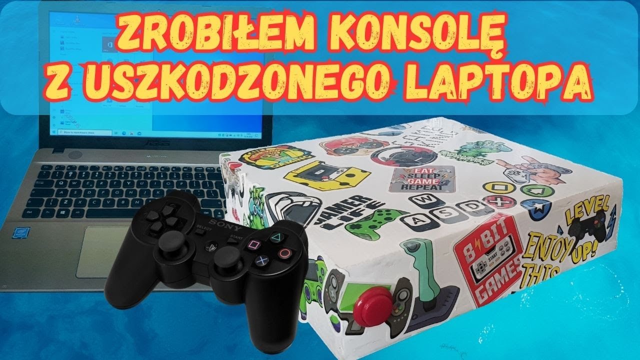 Zrobiłem konsolę z uszkodzonego laptopa. Retro Gaming DIY