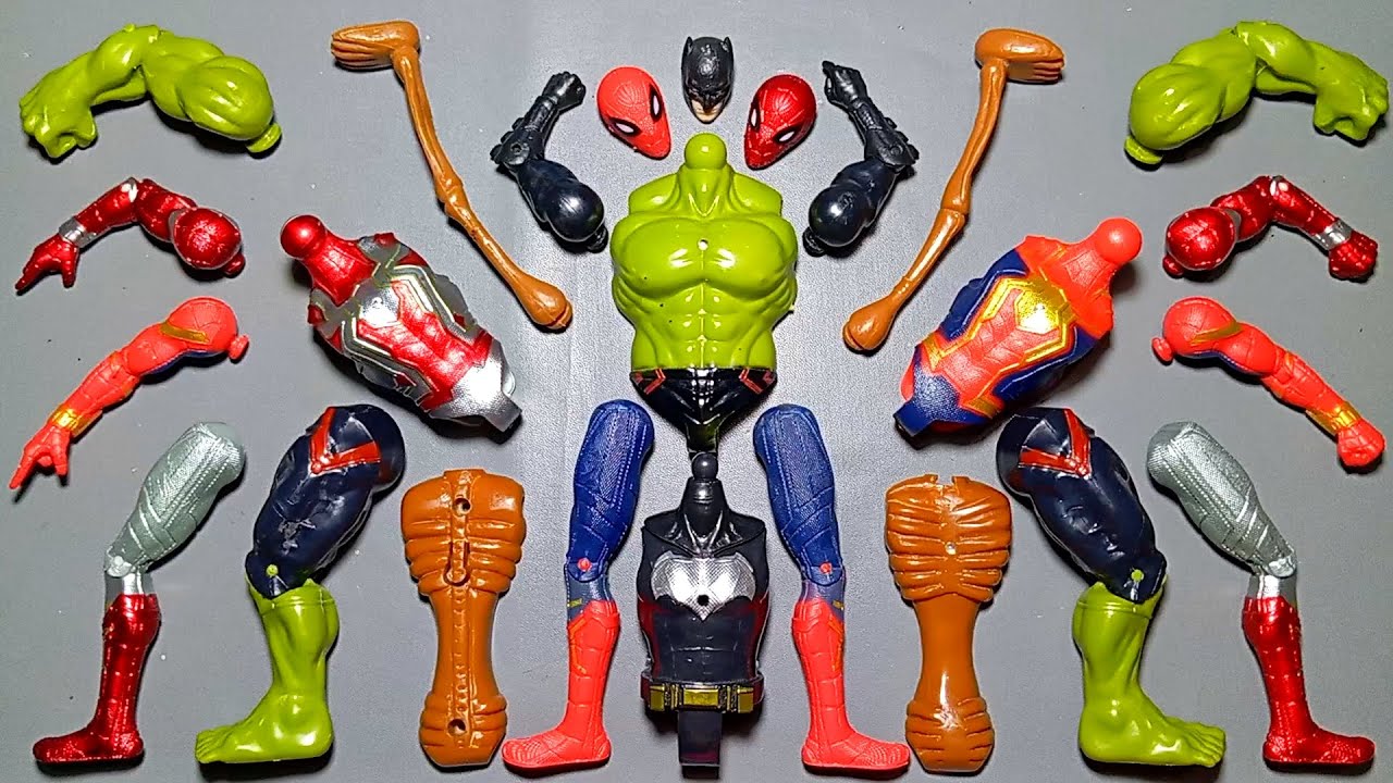 AVENGERS TOYS MARVEL'S HULK SMASH, SPIDER-MAN, SIREN HEAD, BATMAN , SPIDER-MAN SUPERHERO TOYS