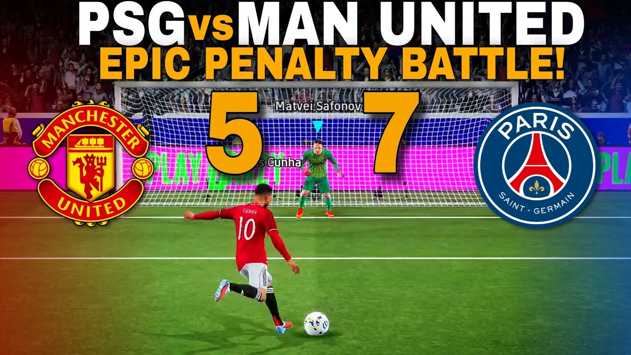 PSG VS MANCHESTER UNITED FULL PENALTY SHOOTOUT | PSG VS MAU HIGHLIGHTS