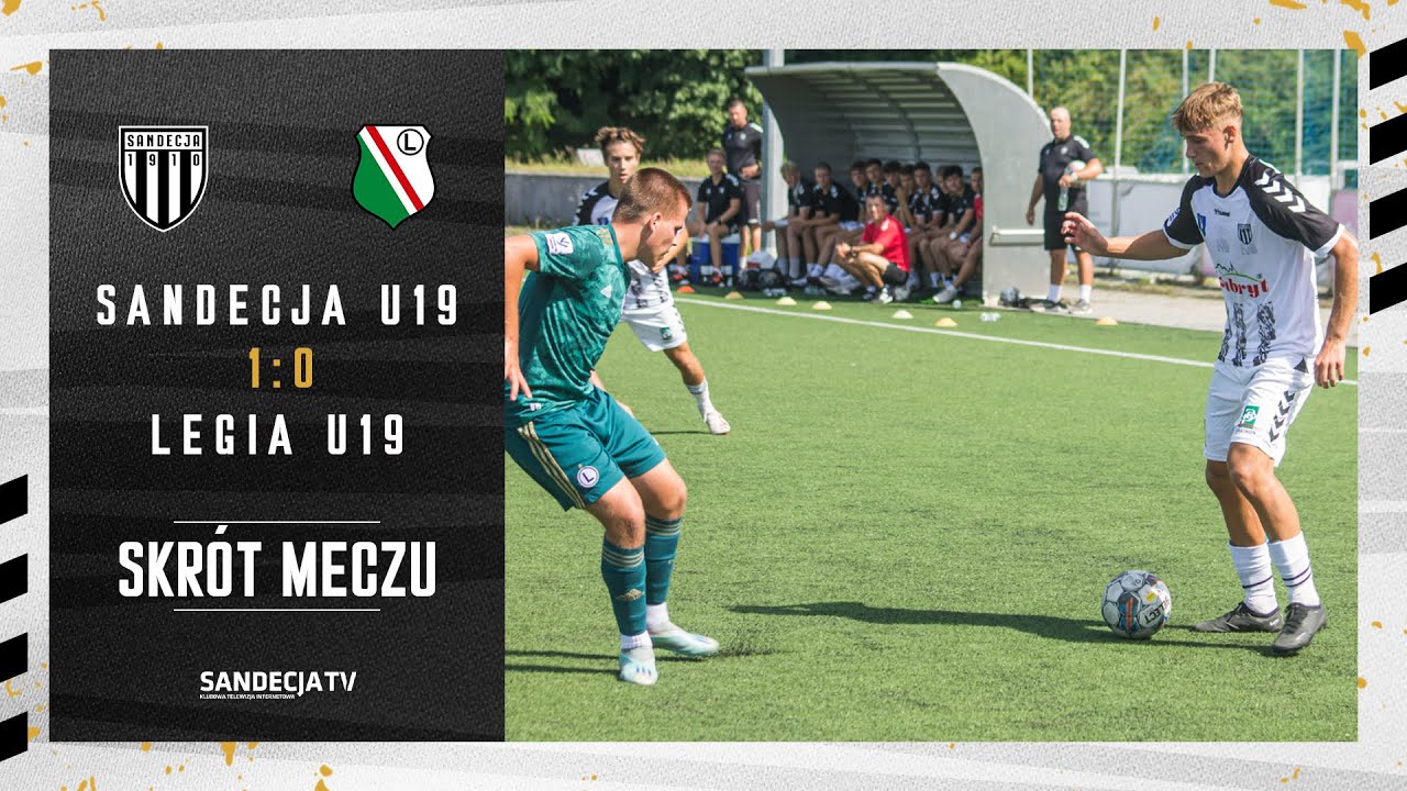 CLJ U19: Sandecja Nowy Sącz - Legia Warszawa 1:0 (1:0), skrót meczu | 09.09.2023