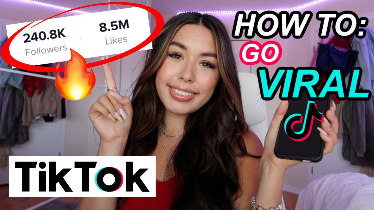 HOW TO GO VIRAL ON TIKTOK *easy* & TIPS how I GREW to 200K+ FOLLOWERS!