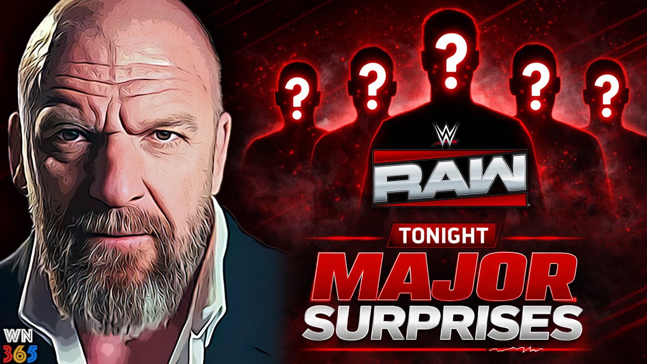 5 КРУПНЫХ СЮРПРИЗОВ СЕГОДНЯ ВЕЧЕРОМ НА WWE RAW!