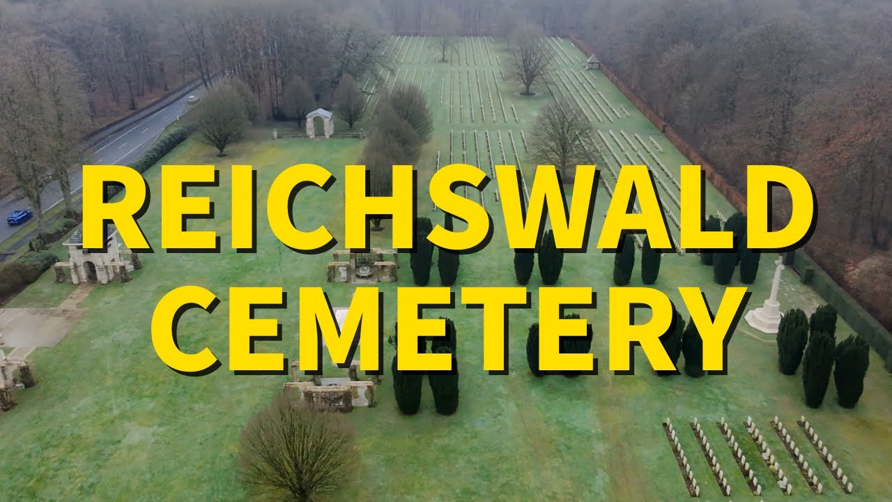 Exploring Reichswald Cemetery Through Stunning Aerial Views