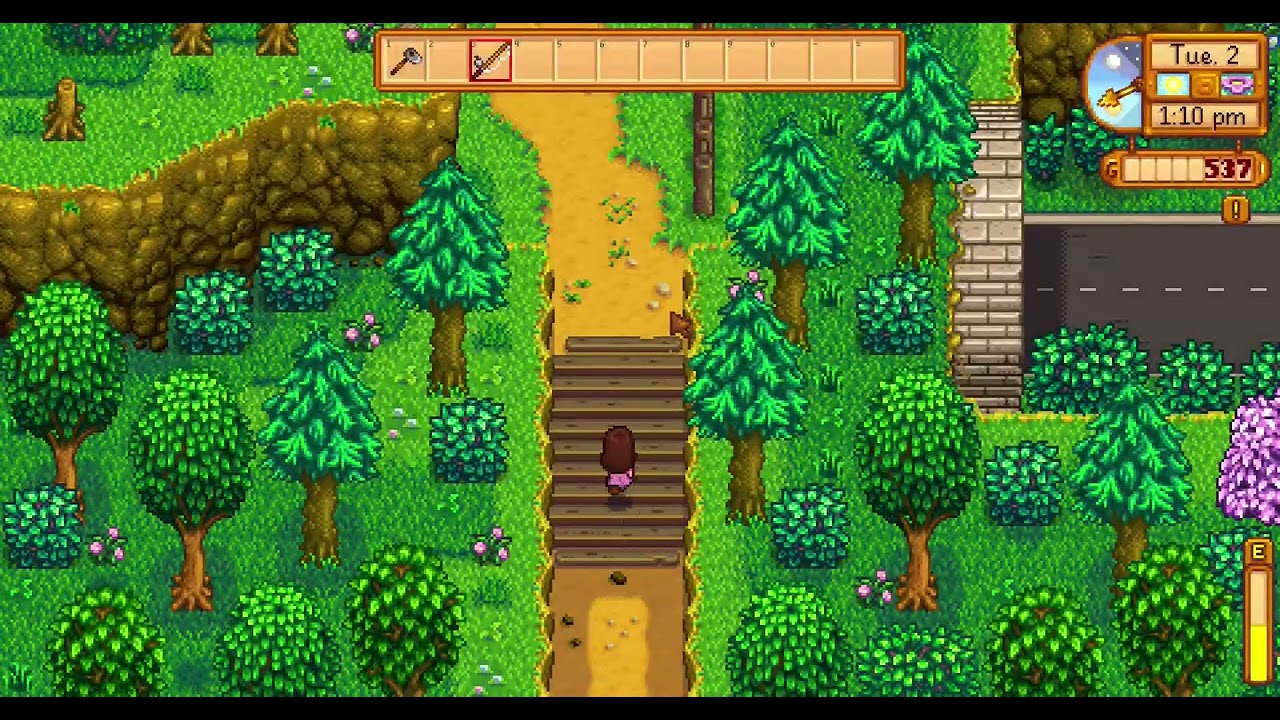 [No Commentary] Sakura Farm Day 2 - Stardew Valley