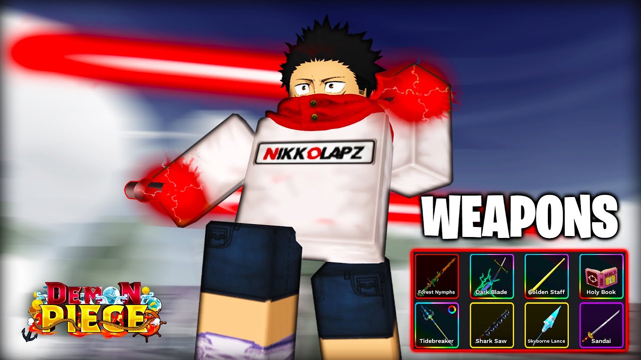 All Weapon Showcase Demon Piece Roblox