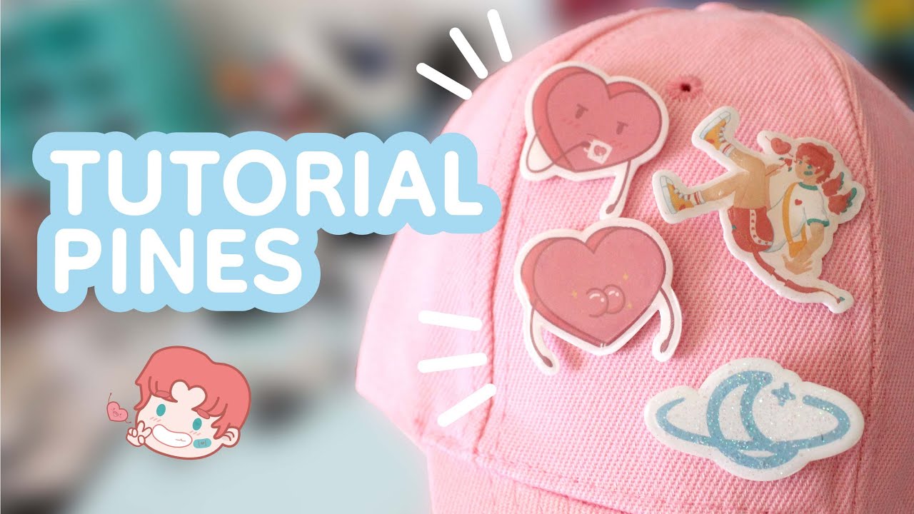 Tutorial - Pines con Plástico Encogible / Shrink Paper Imprimible y Resina ☾