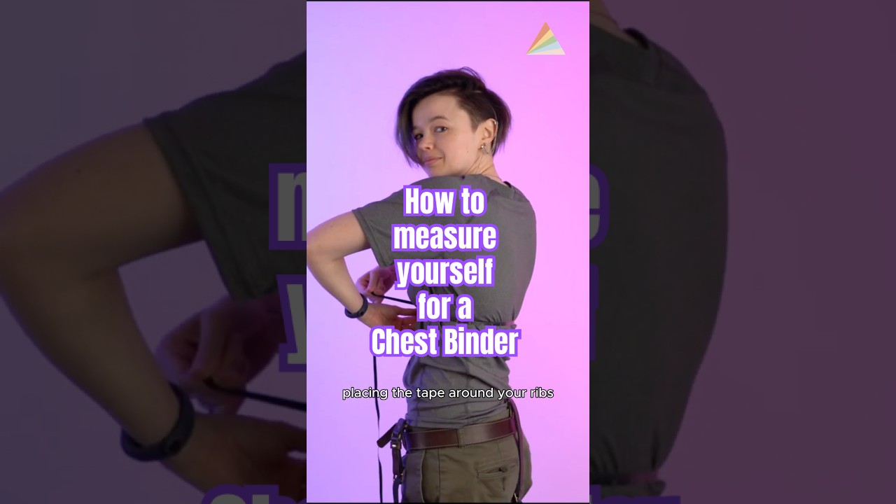 1. How to measure yourself for a Spectrum Binder #chestbinder #nonbinary #transgender
