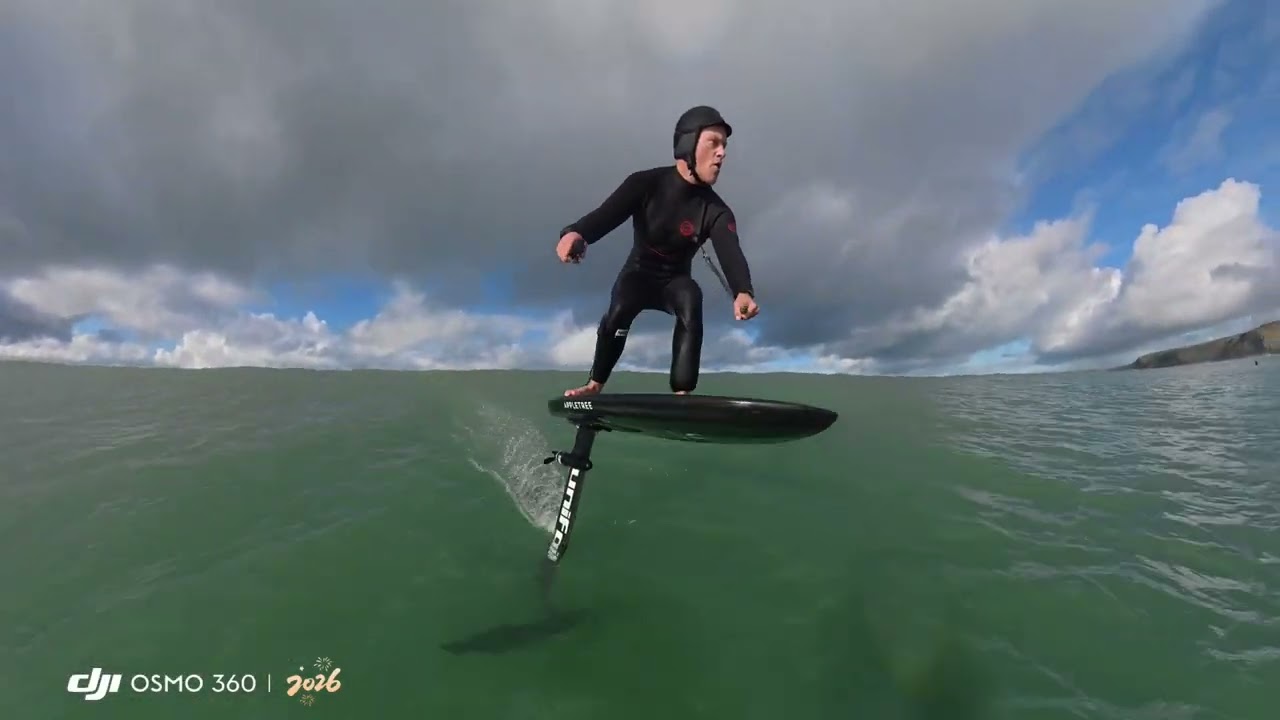 Foil Session at Watergate Bay Cornwall 