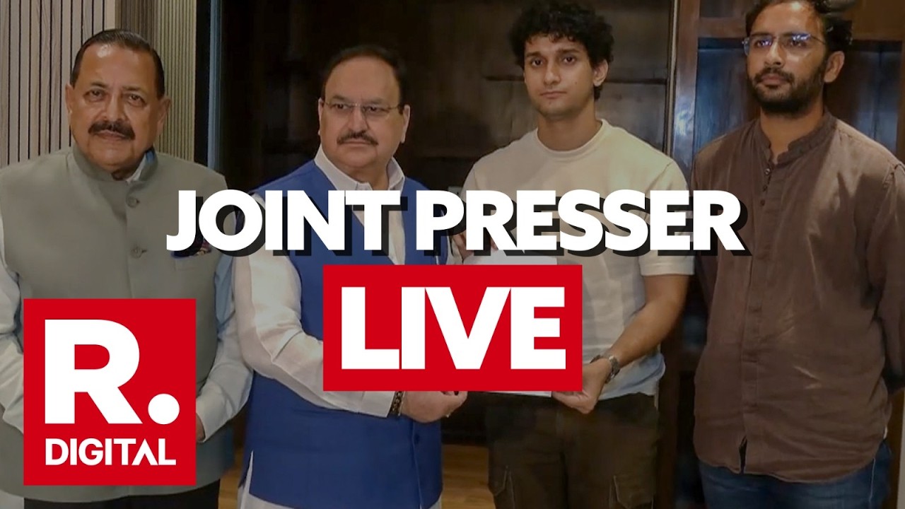 LIVE: CJP-Centre Joint Presser After Dharmendra Pradhan's Resignation | JP Nadda | Jitendra Singh