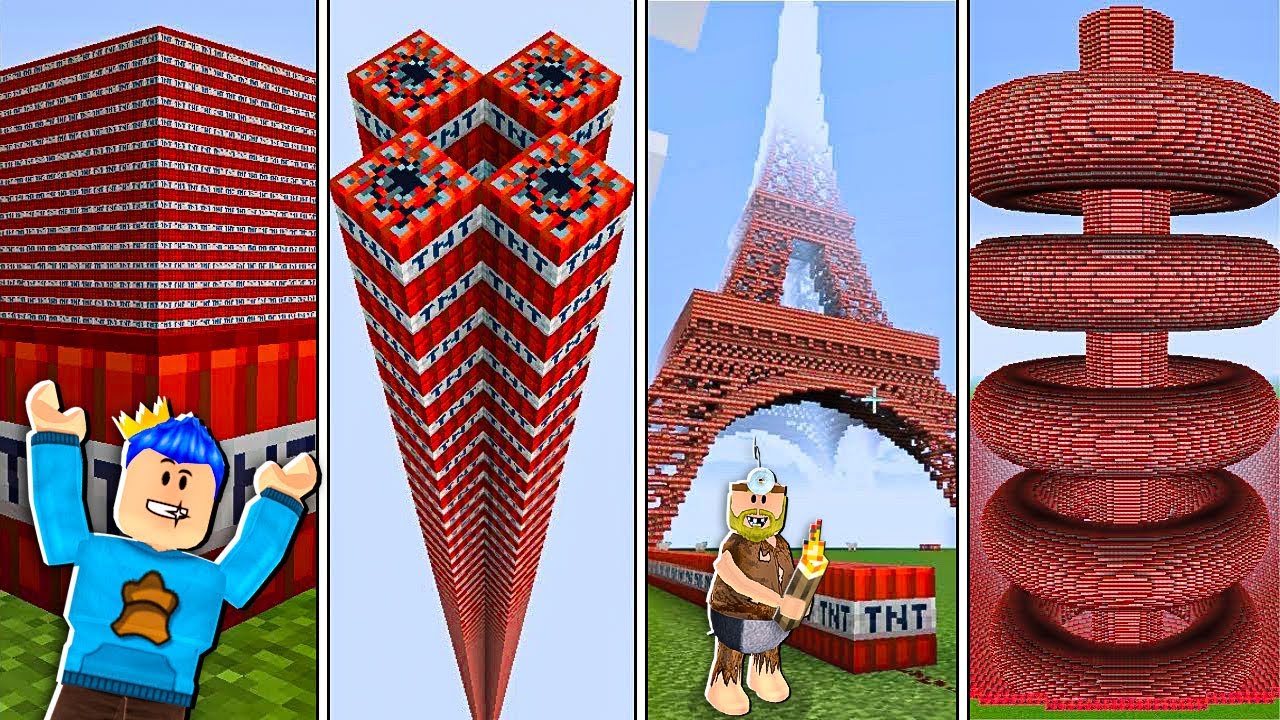 AKU DAN PAK UNAT EKSPERIMEN LEDAKAN TNT KECIL SAMPAI SECRET TNT MEGA BESAR DI ROBLOX!!