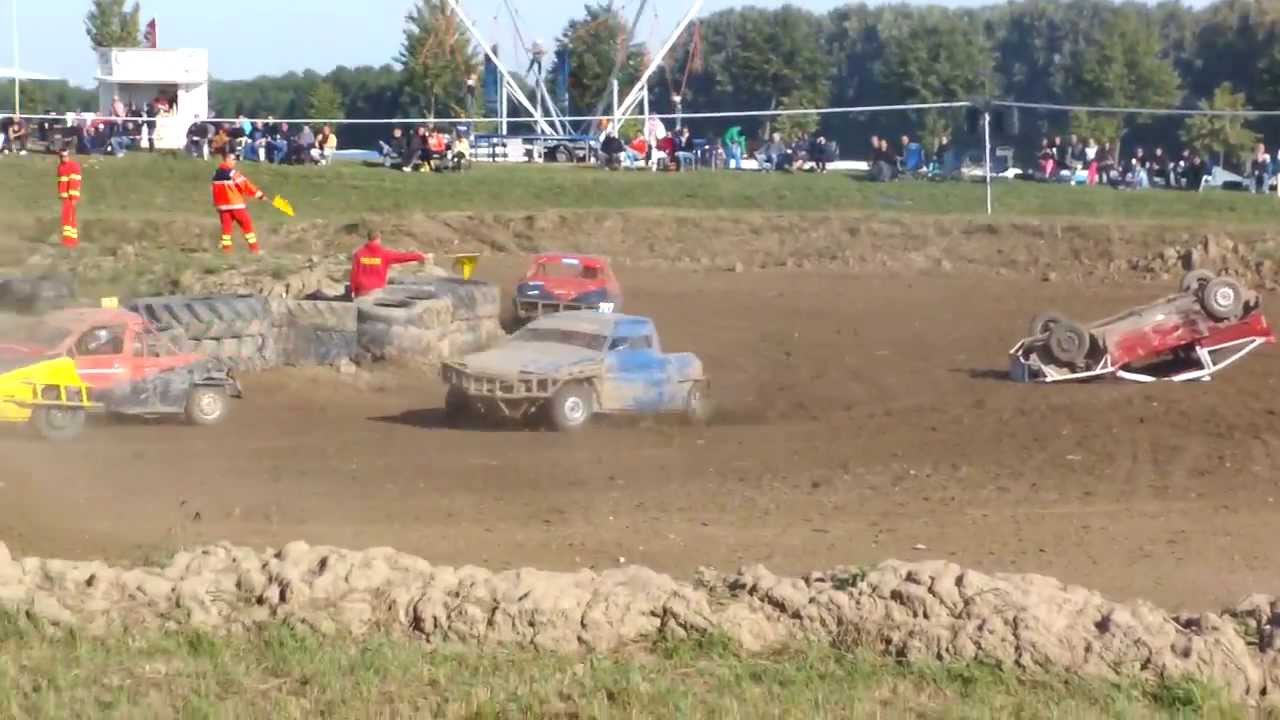 Stockcar Grimmen September 2013 - 2. Lauf Achtelfinale 140PS (Crazy Ducks)
