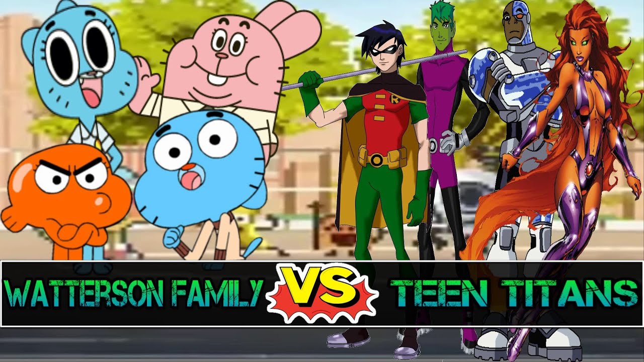 Mugen Battles | Watterson Family vs Teen Titans