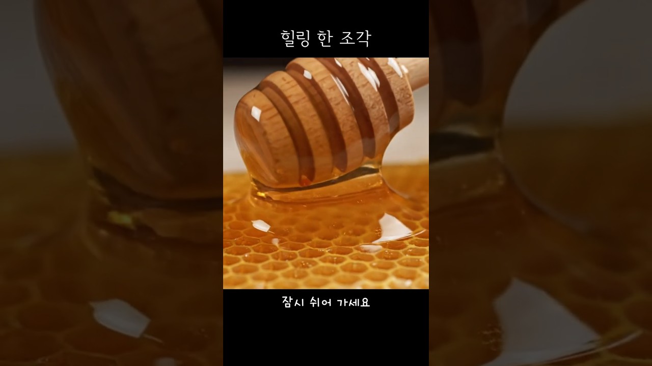 [유리힐링] 힐링 한 조각_통벌집 ASMR | 허니디퍼로 '아작' 🍯 