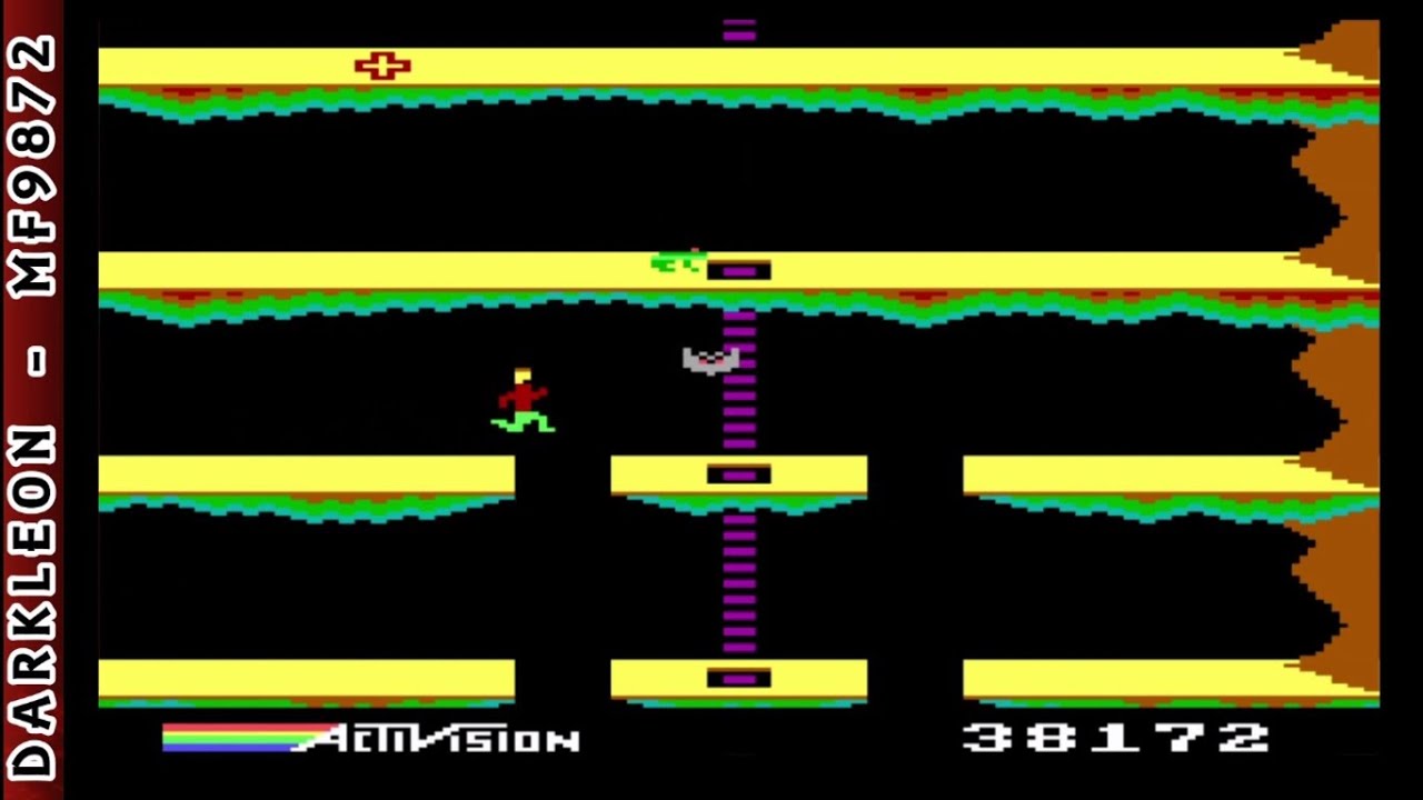 Pitfall II - Lost Caverns &copy; 1984 Activision - PC DOS - Gameplay
