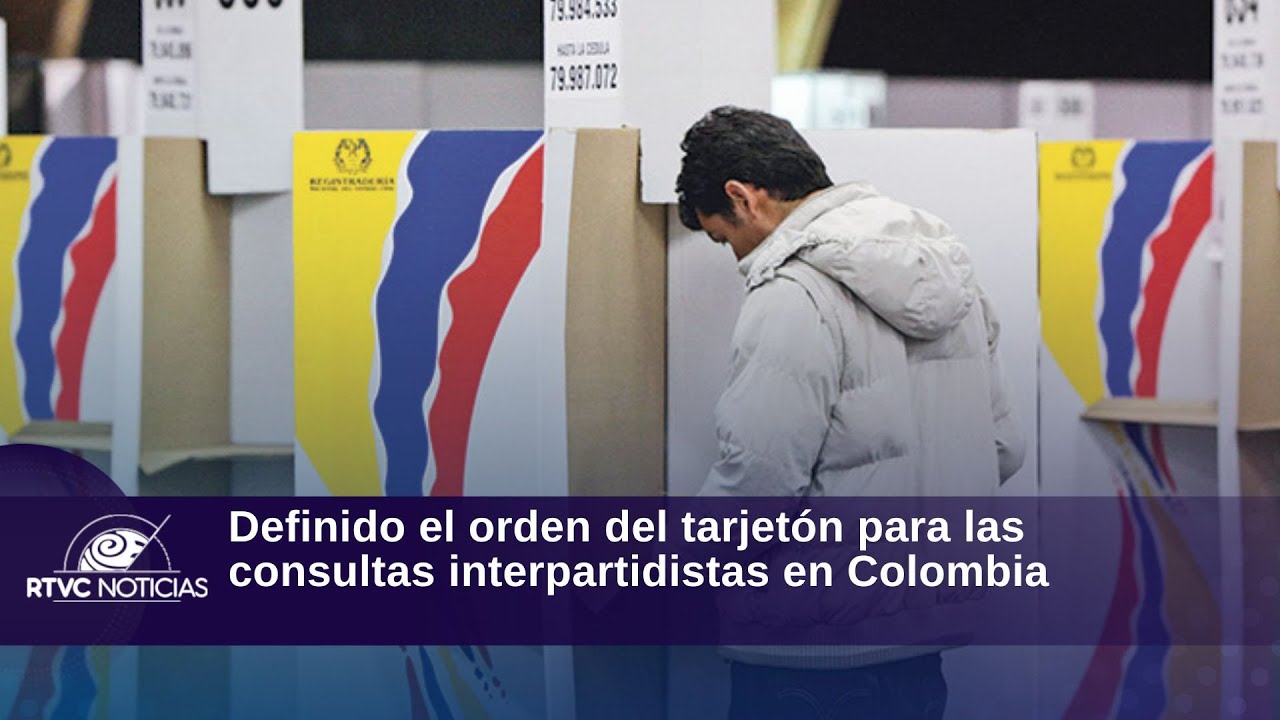 Definido el orden del tarjetón para las consultas interpartidistas en Colombia | RTVC Noticias