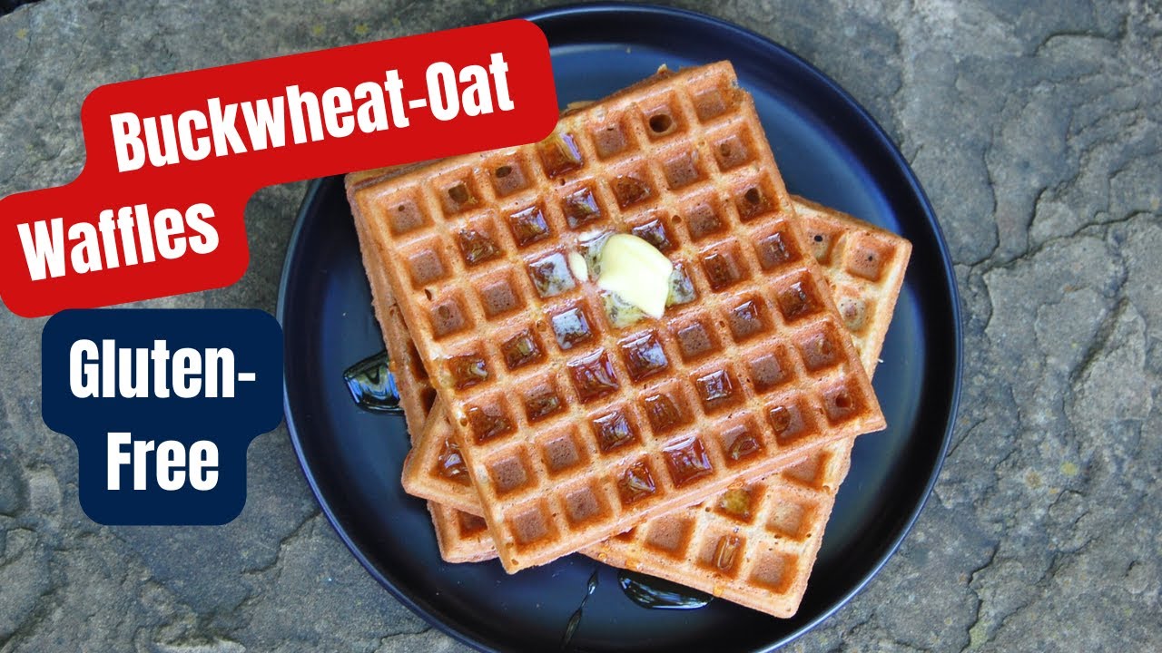 Gluten Free Buckwheat Oat Waffles