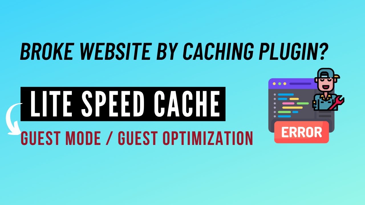 LITESPEED CACHE | Оптимизация скорости WordPress (Часть 3 — Исправление гостевого режима)