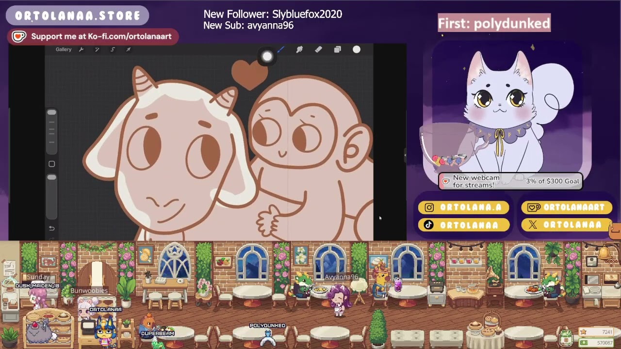 Art Stream: Working on CNY couple tees - 13 Jan 2026 VOD | Ortolanaa