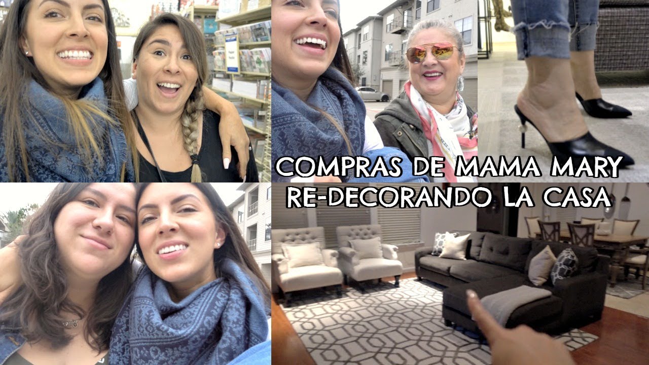 RE-DECORANDO LA CASA DE MIS PAPIS | DIA DE CHICAS 💕 | COMPRAS DE MI MAMI  | VLOG