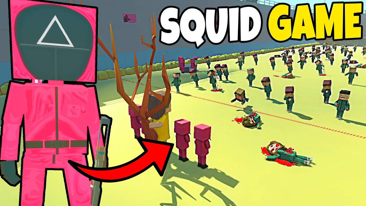 Самый кровавый симулятор сражений Squid Game из всех когда-либо существовавших...
