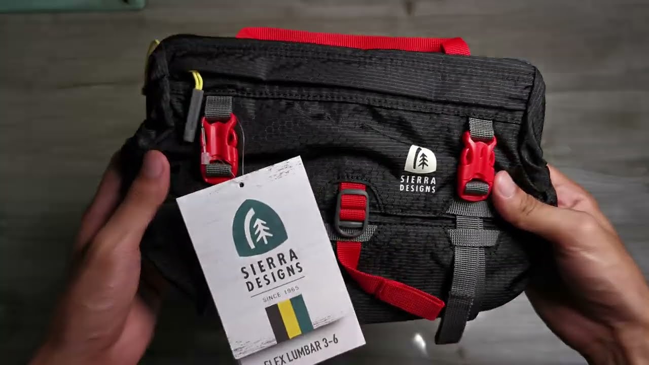 Waist Bag Unik, Nyaman, dan Lega. Sierra Designs Flex Lumbar 3L- 6L