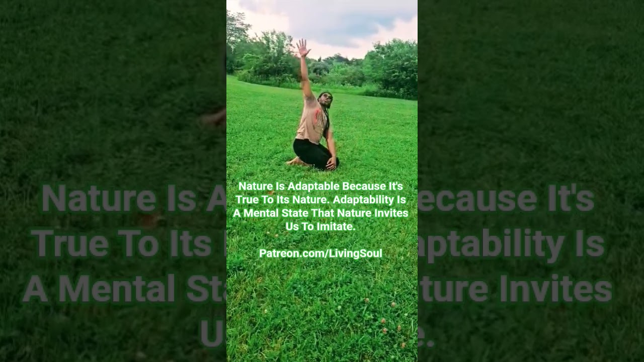 Be Adaptable As Nature Advises Our Mind 