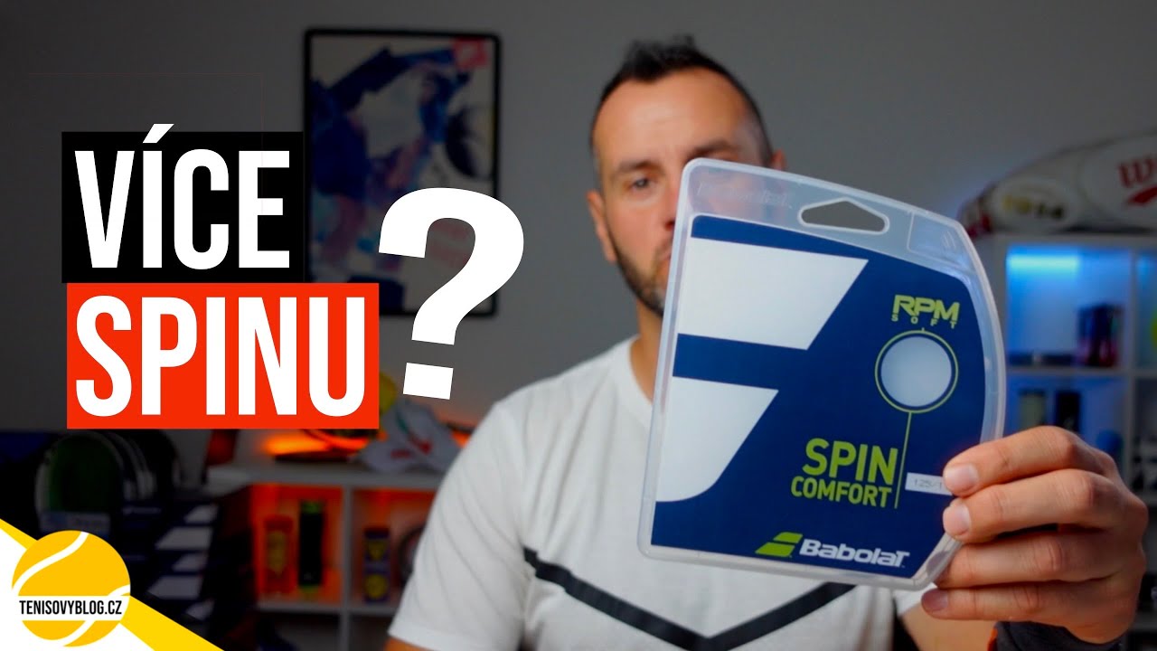 Tenisov&yacute; V&Yacute;PLET Babolat RPM SOFT - d&aacute; v&iacute;ce spinu? #tenis #babolat #babolattennis