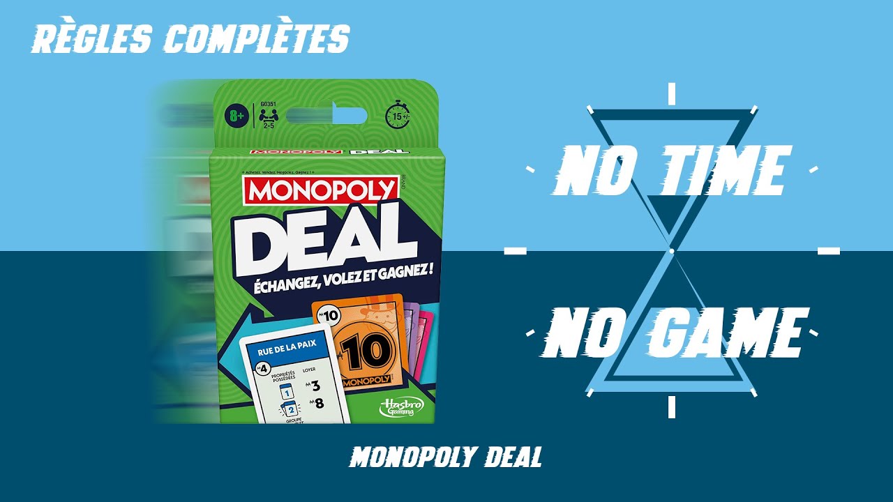 Monopoly Deal - R&egrave;gles du jeu compl&egrave;tes
