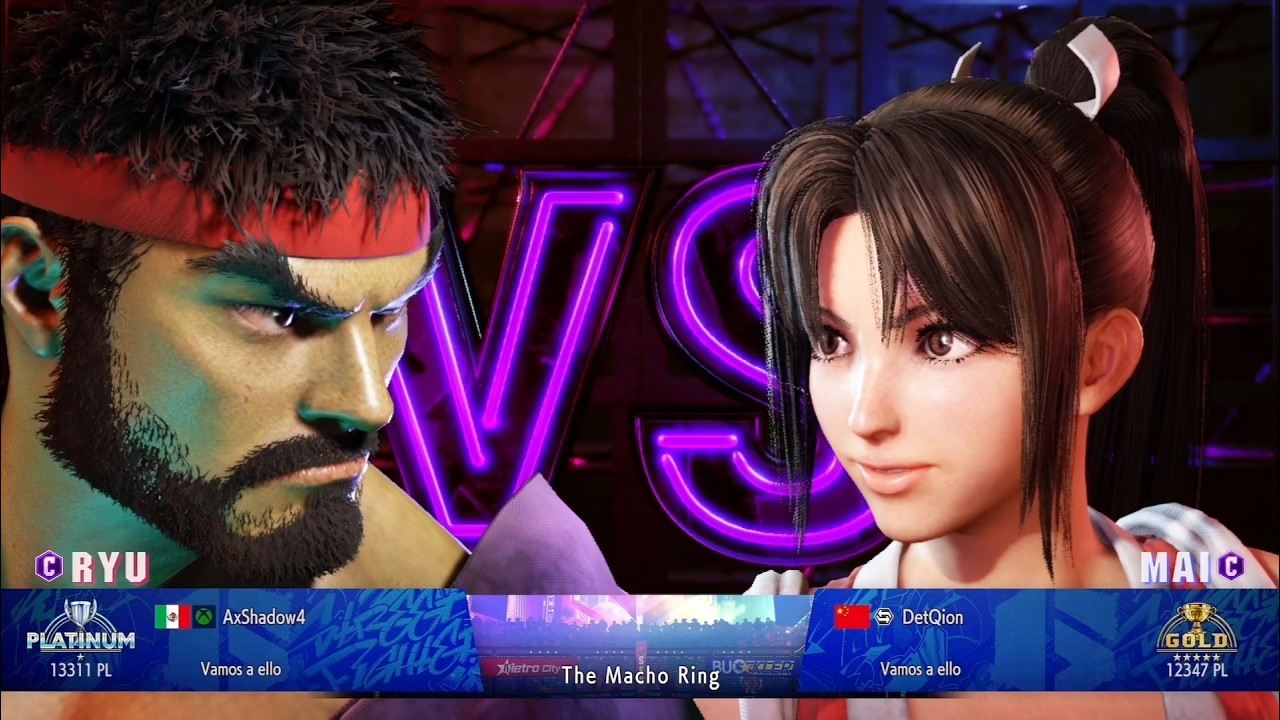 Street Fighter 6 - Ryu vs Mai Shiranui | Ranked Platino