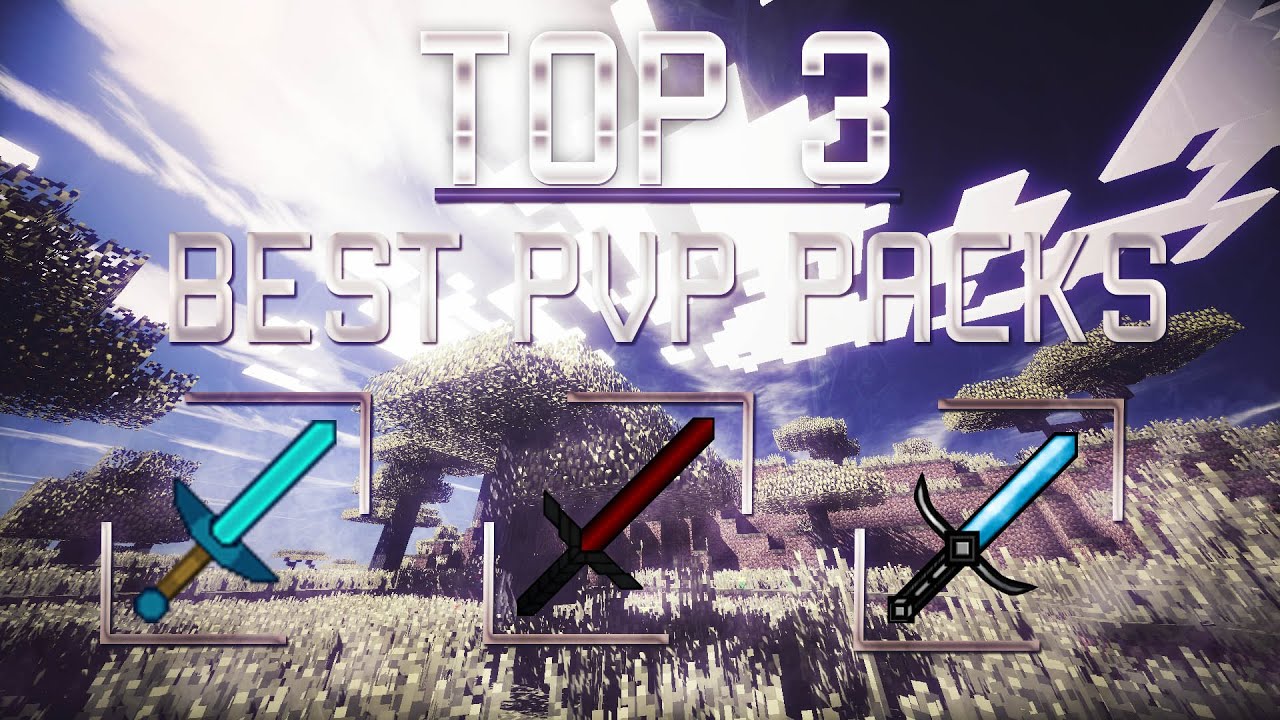 Top 3 Minecraft PvP Texture/Resource Packs! w/ PainfulPvP