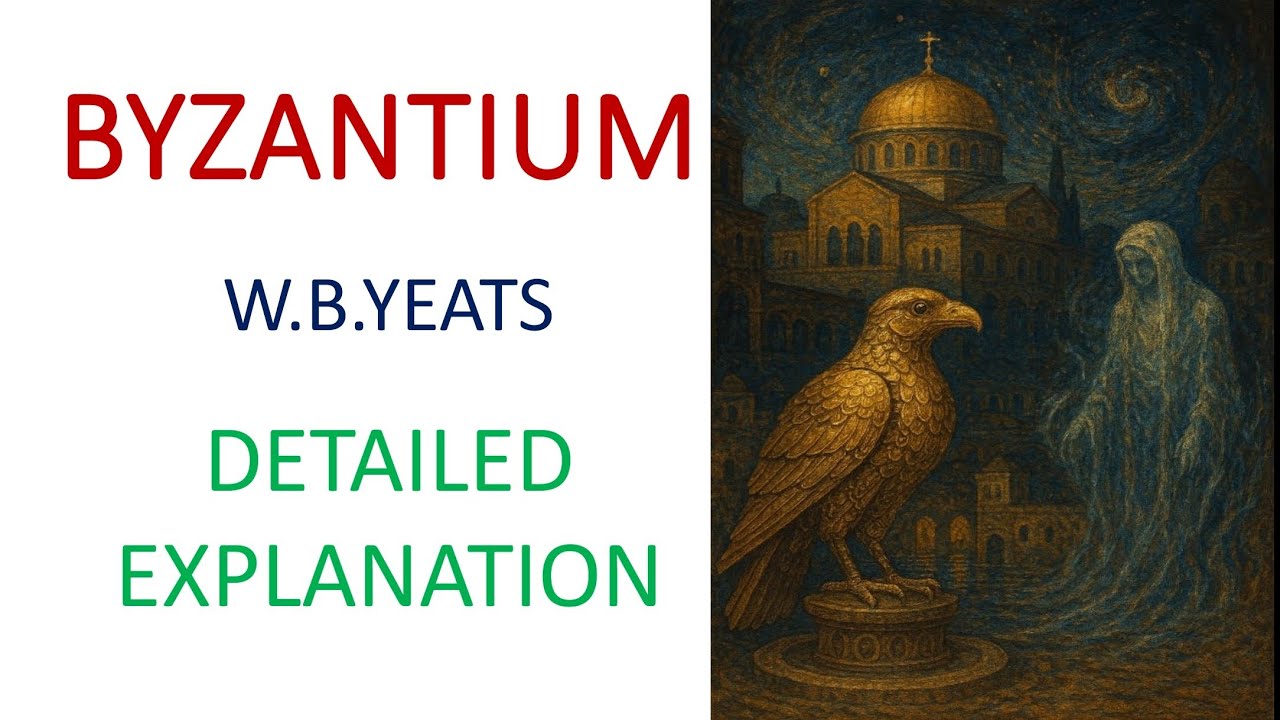 Byzantium poem by W.B.Yeats- Line by line explanation in Tamil#pgtrbenglish #pgtrb2025 #ugcnet#pgtrb