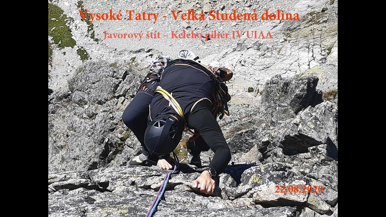 Javorový štít – Keleho piliér IV UIAA, Vysoké Tatry - Veľká Studená dolina