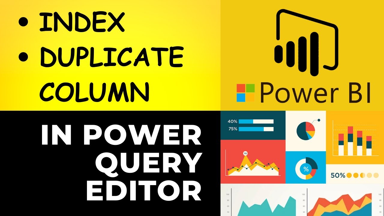 12. Index | Duplicate Column | Index in Power Query | Duplicate Column in Power Query