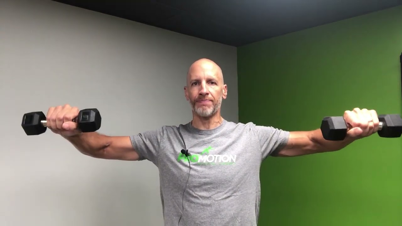 Exercises for a Torn Rotator Cuff and For Shoulder Pain- A Dumbbell Sequence