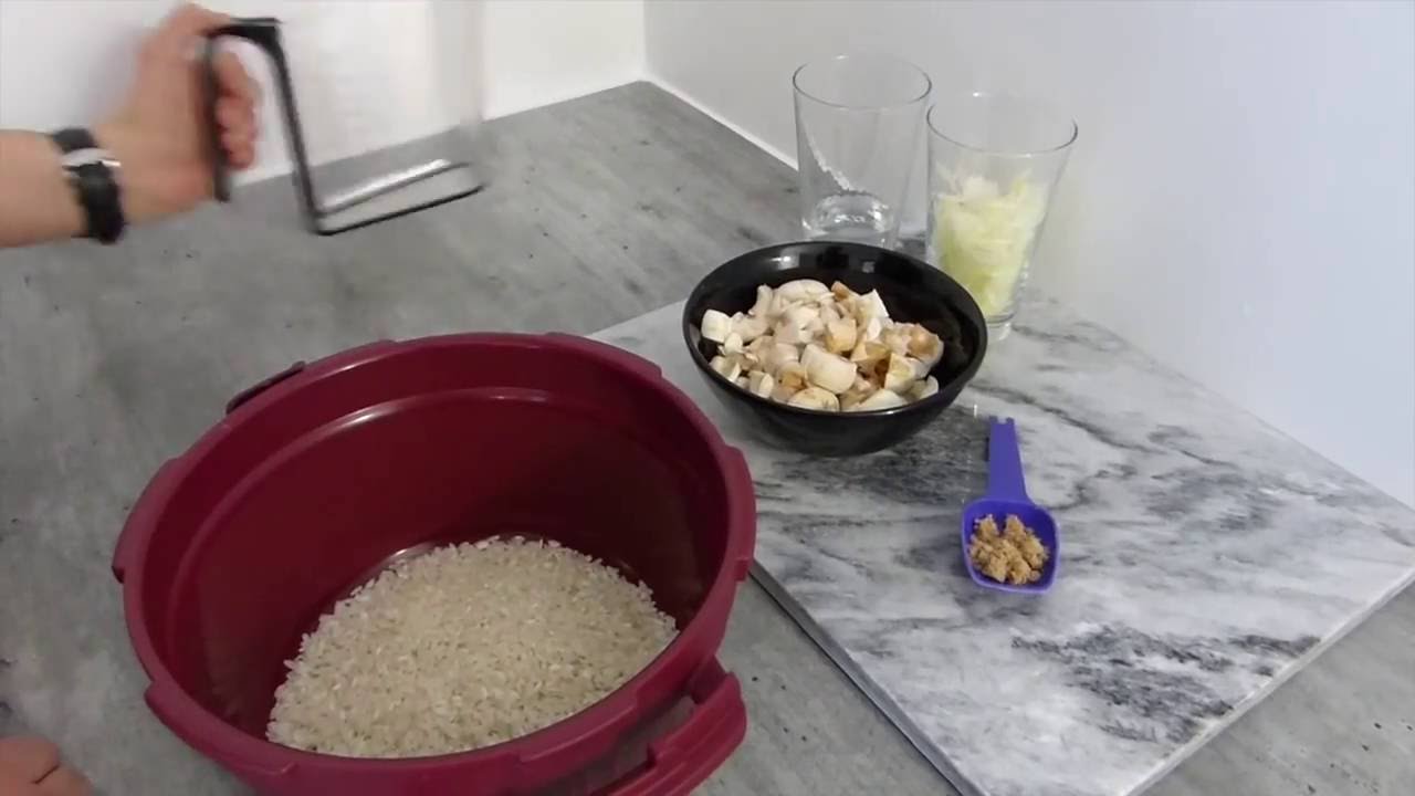 Risotto aux champignons Cocotte Micro Minute Turbo MAX Tupperware