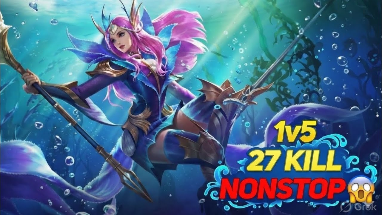 🔥 ODette 27 Kill Streak 😱 Unstoppable Savage Gameplay | Mobile Legends