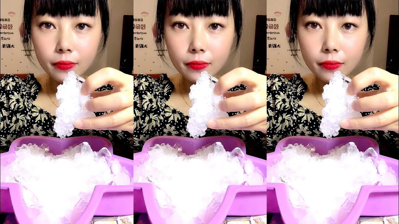 HARD ICE EATING / CLEAR ICE / CRUSHED ICE. ICE EATING. ZHAOFENG