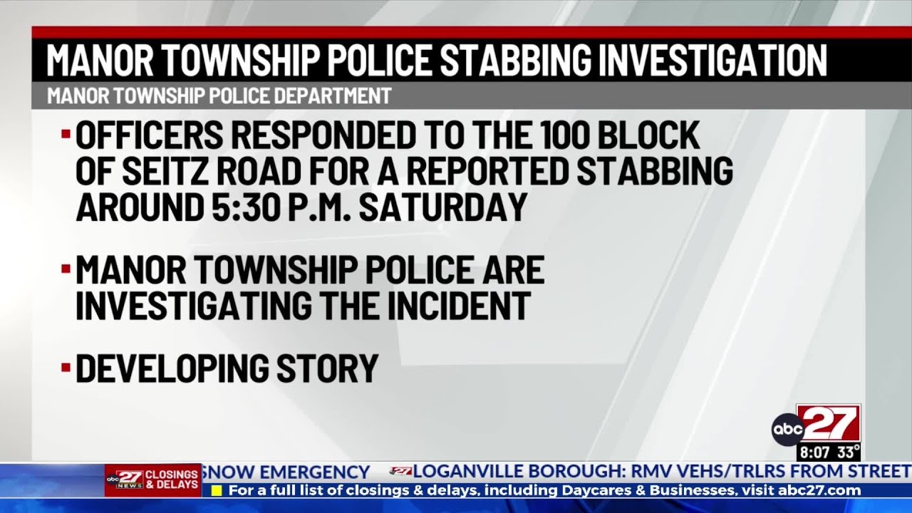 Police investigating Lancaster County stabbing