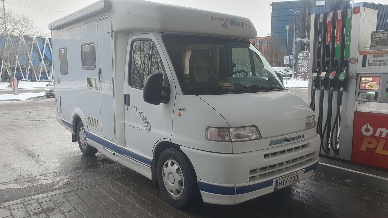 Покупка Бориса. Приобретение и обзор кемпера из Финляндии. Dethleffs Bus 2, на базе Fiat Ducato.