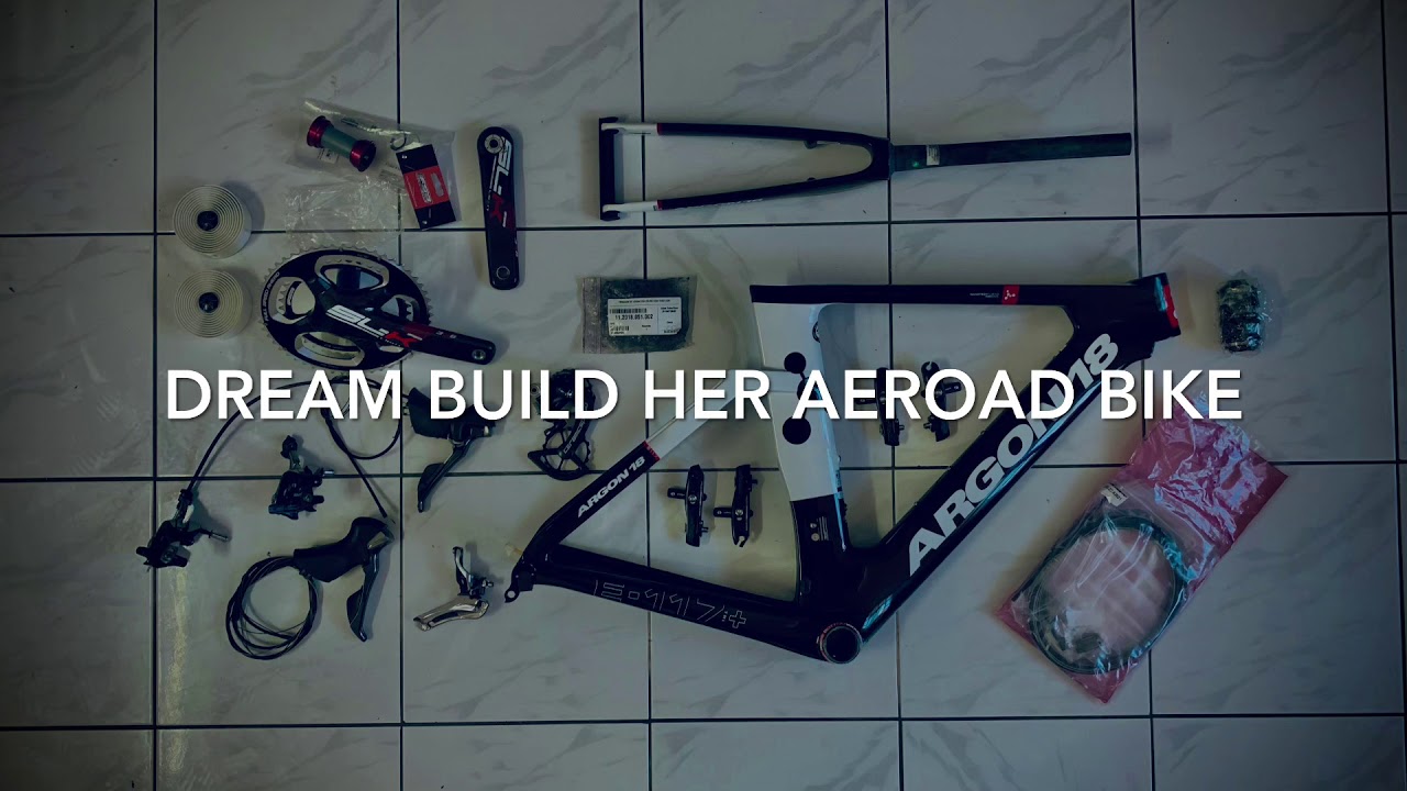 The Best Dream Build Her Aeroad Bike - The Argon 18 E-117 Tri+ Frame