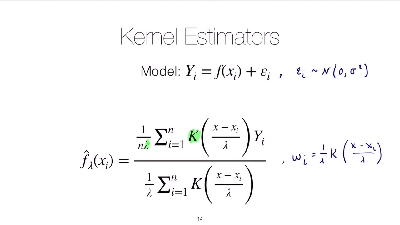 Unit #7 Lesson 3: Kernel estimation