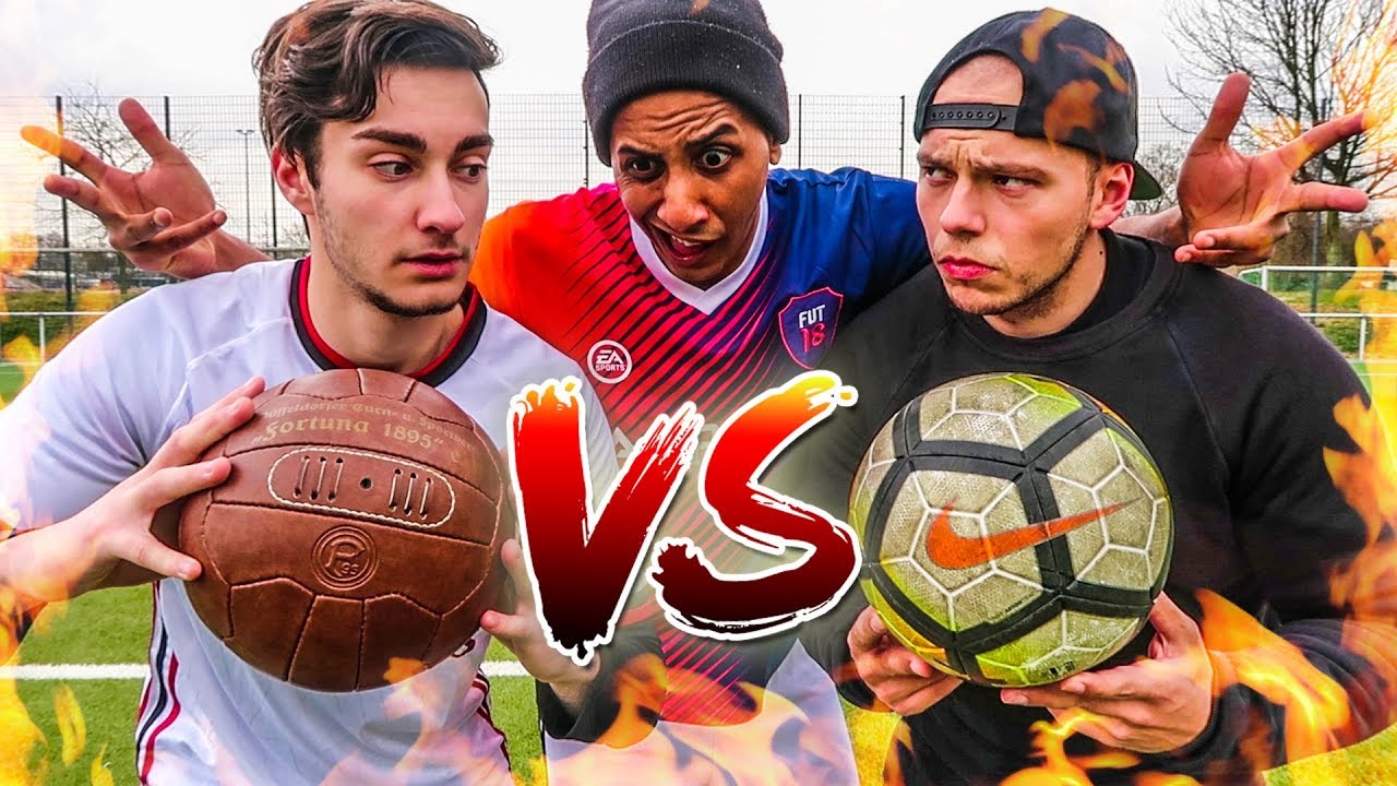 ALT VS NEU FUßBALL CHALLENGE! (Ball von 1895)