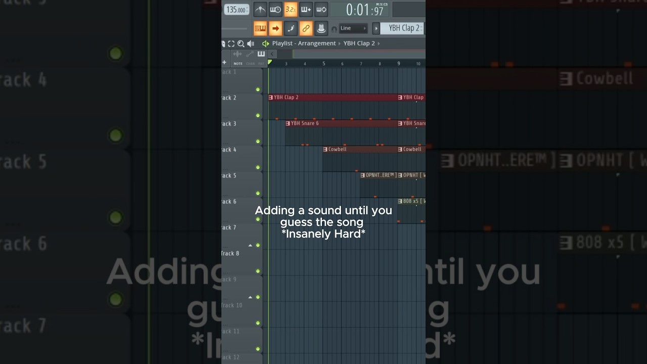 Adding sounds until you guess the song 🔥💫